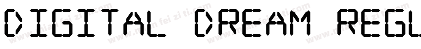 Digital Dream Regular字体转换